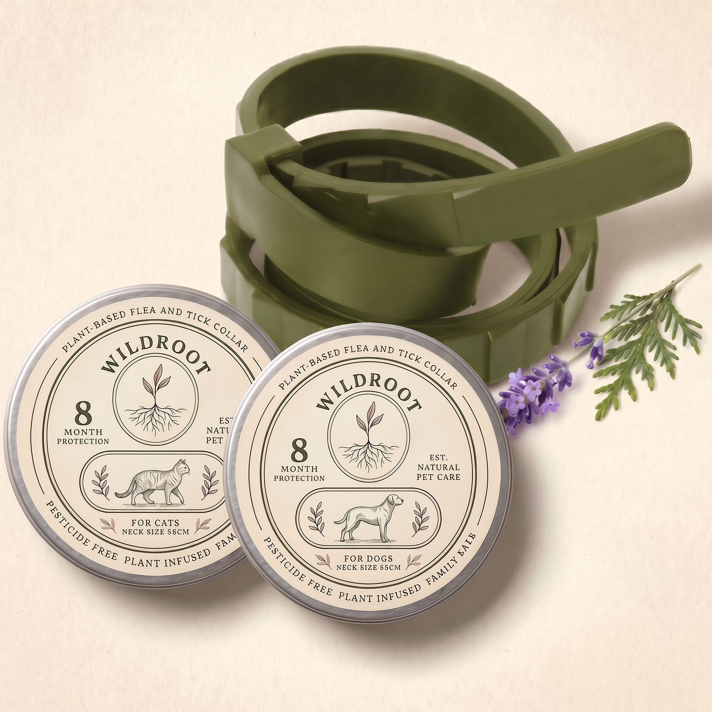 Wildroot™ Botanical Flea, Tick & Mosquito Collar